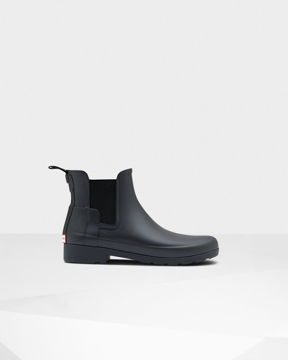 Women Hunter Refined Slim Fit | Chelsea Boots Black | NZ-70439-QYNV